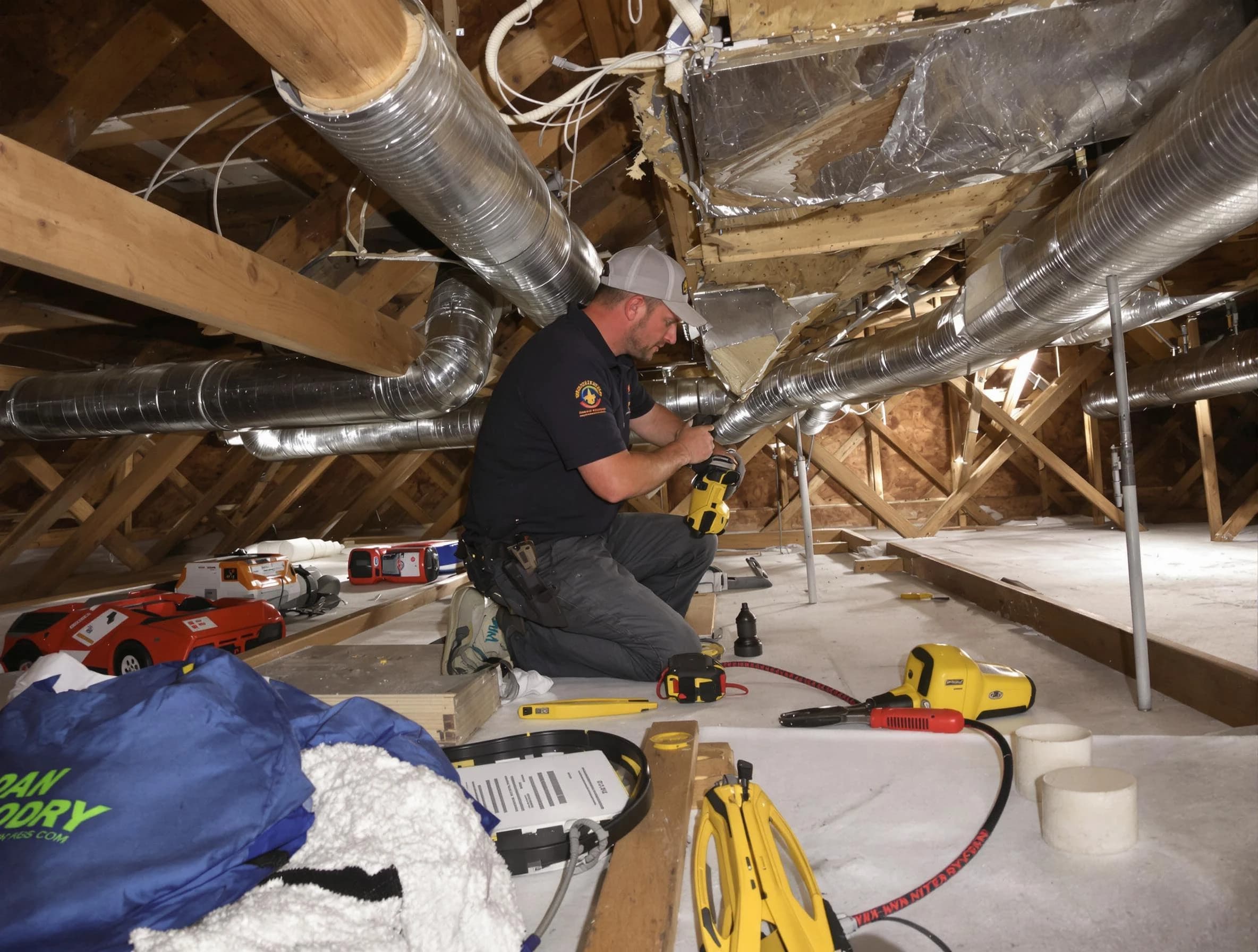 Professional air duct repair by Snellville Air Duct Cleaning in Snellville