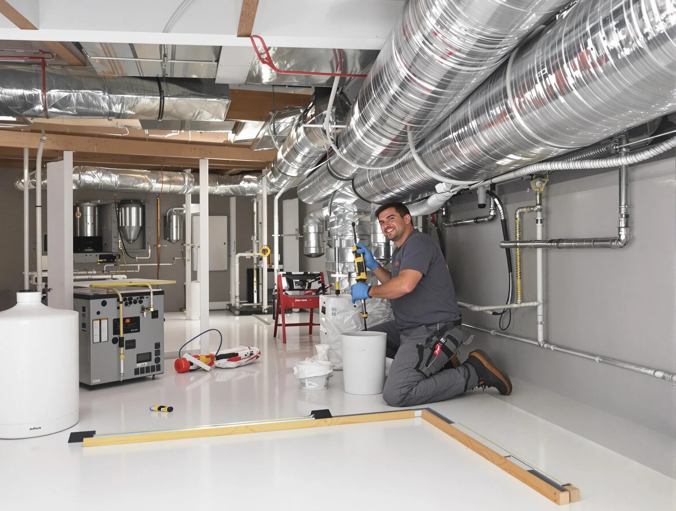Professional duct sealing service by Snellville Air Duct Cleaning in Snellville