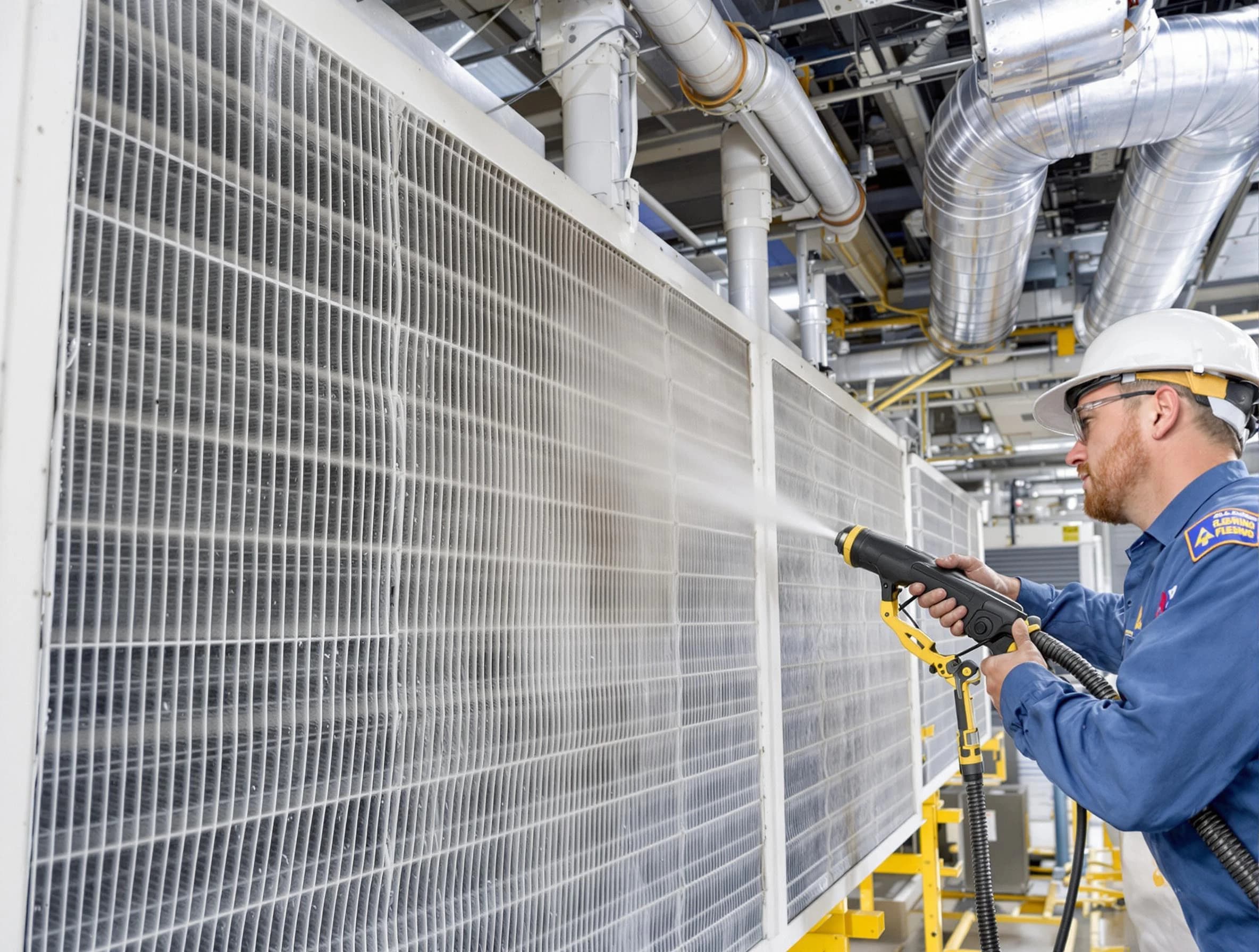 Professional commercial coil cleaning by Snellville Air Duct Cleaning in Snellville