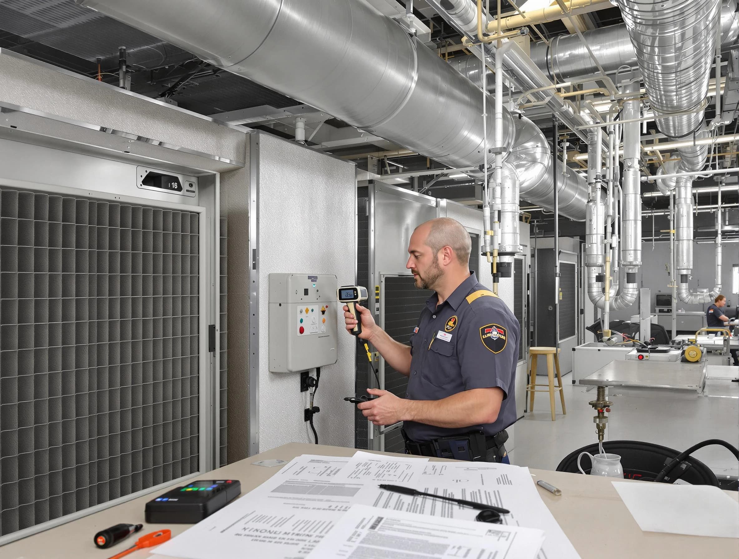 Professional filter system inspection by Snellville Air Duct Cleaning in Snellville