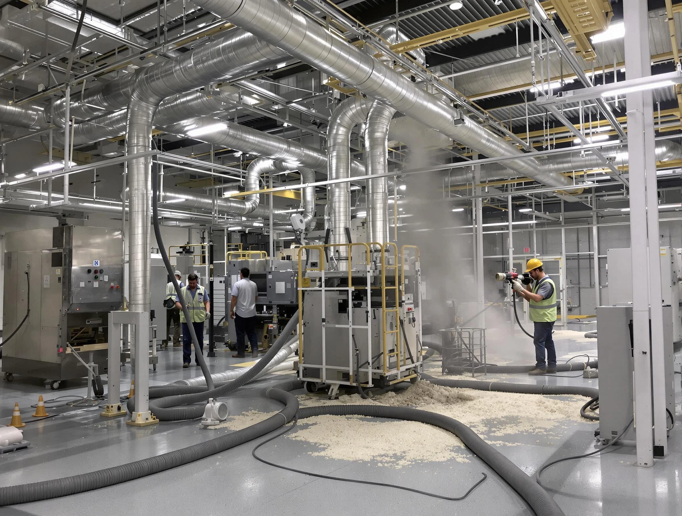 Heavy-duty industrial duct cleaning by Snellville Air Duct Cleaning in Snellville