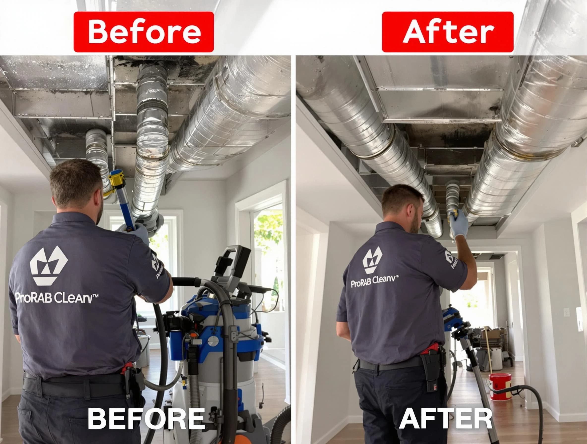 Snellville Air Duct Cleaning expert performing thorough residential duct cleaning in a Snellville home